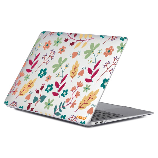 ENKAY Flower Series Pattern Laotop Protective Crystal Case For MacBook Air 13.3 inch A1932 / A2179 / A2337(Spring) by ENKAY