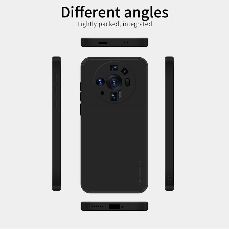 For Xiaomi Mi 12 Ultra PINWUYO Sense Series Liquid Silicone TPU Mobile Phone Case(Black) - More Brand by PINWUYO | Online Shopping UK | buy2fix
