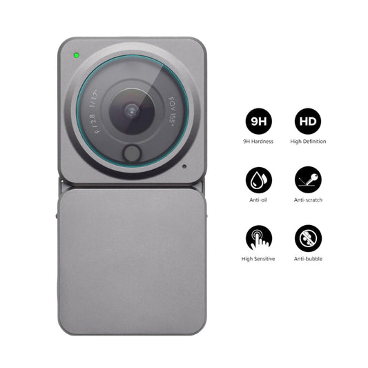For DJI Action 2 ENKAY 0.2mm 9H Tempered Glass Screen Film, Version:Power Combo by ENKAY