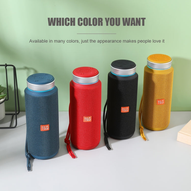 T&G TG326 Long Endurance Outdoor Knob Volume Control Bluetooth Speaker(Black) by T&G