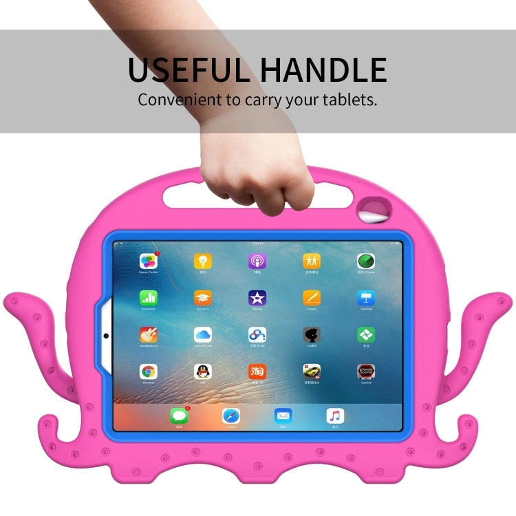 For iPad mini 6 / mini 2024 Octopus Style EVA Hybrid PC Tablet Case with Strap(RoseRed) - iPad mini 6 Cases by buy2fix | Online Shopping UK | buy2fix