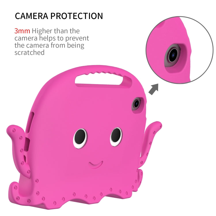 For iPad mini 6 / mini 2024 Octopus Style EVA Hybrid PC Tablet Case with Strap(RoseRed) - iPad mini 6 Cases by buy2fix | Online Shopping UK | buy2fix