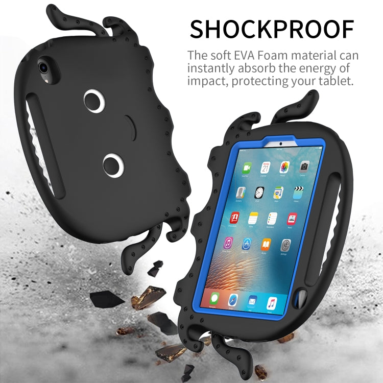 For iPad mini 6 / mini 2024 Octopus Style EVA Hybrid PC Tablet Case with Strap(Black) - iPad mini 6 Cases by buy2fix | Online Shopping UK | buy2fix