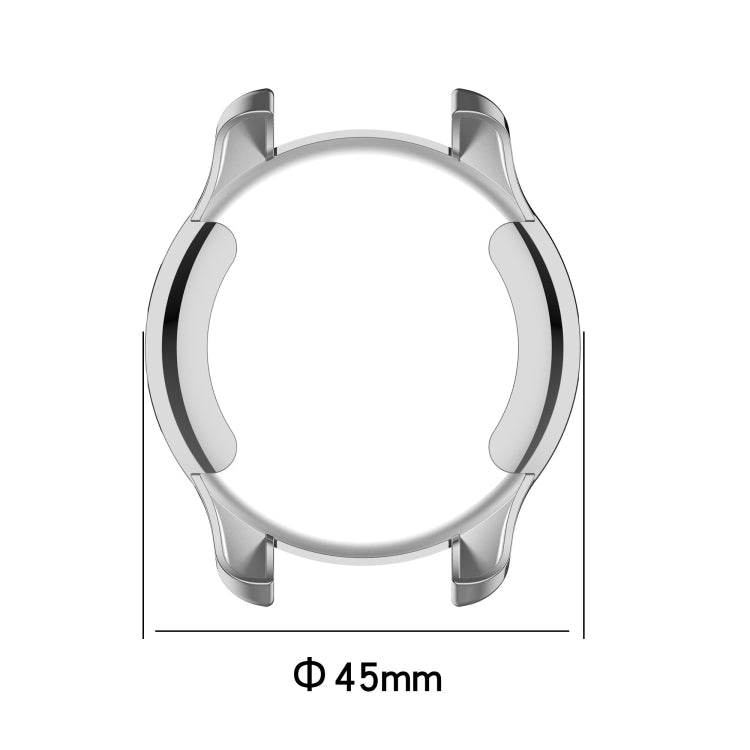 For Garmin Venu 2 Plus PC+Tempered Film Fully Enclosed Protective Case(Transparent) by buy2fix