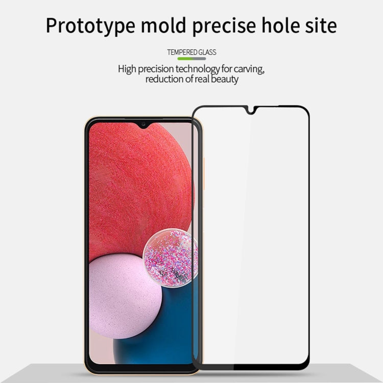 For Samsung Galaxy A13 4G MOFI 9H 2.5D Full Screen Tempered Glass Film(Black) - by MOFI | Online Shopping UK | buy2fix