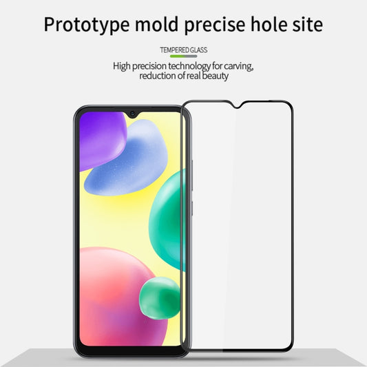 For Xiaomi Redmi 10C PINWUYO 9H 3D Explosion-proof Tempered Glass Full Film(Black) by PINWUYO