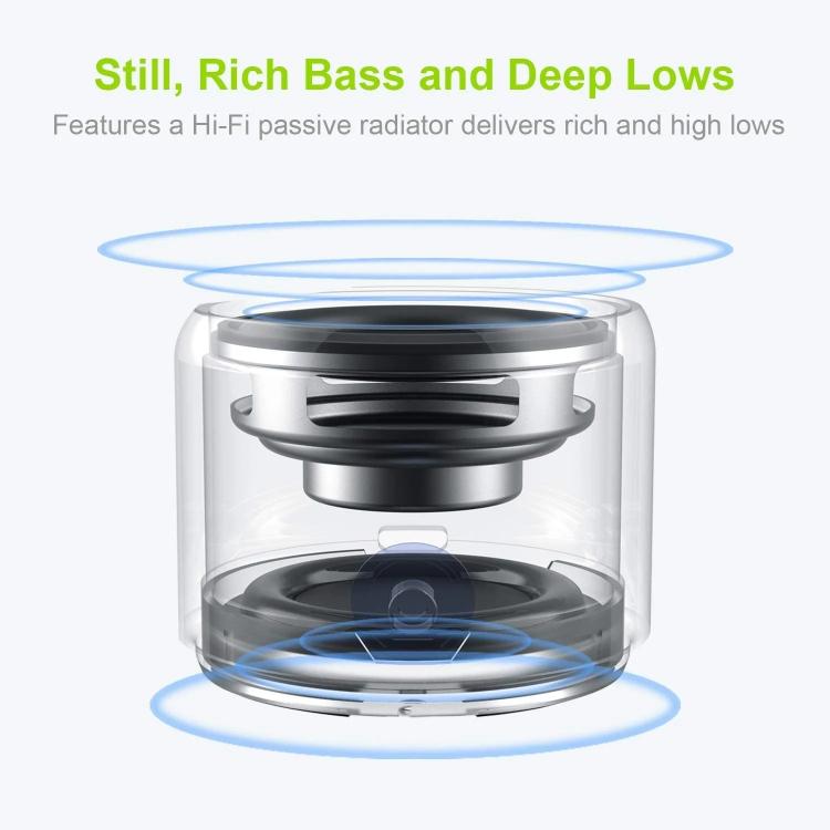 A106Pro IPX7 Waterproof Mini Portable Bluetooth Metal Speaker(Black) - Mini Speaker by buy2fix | Online Shopping UK | buy2fix