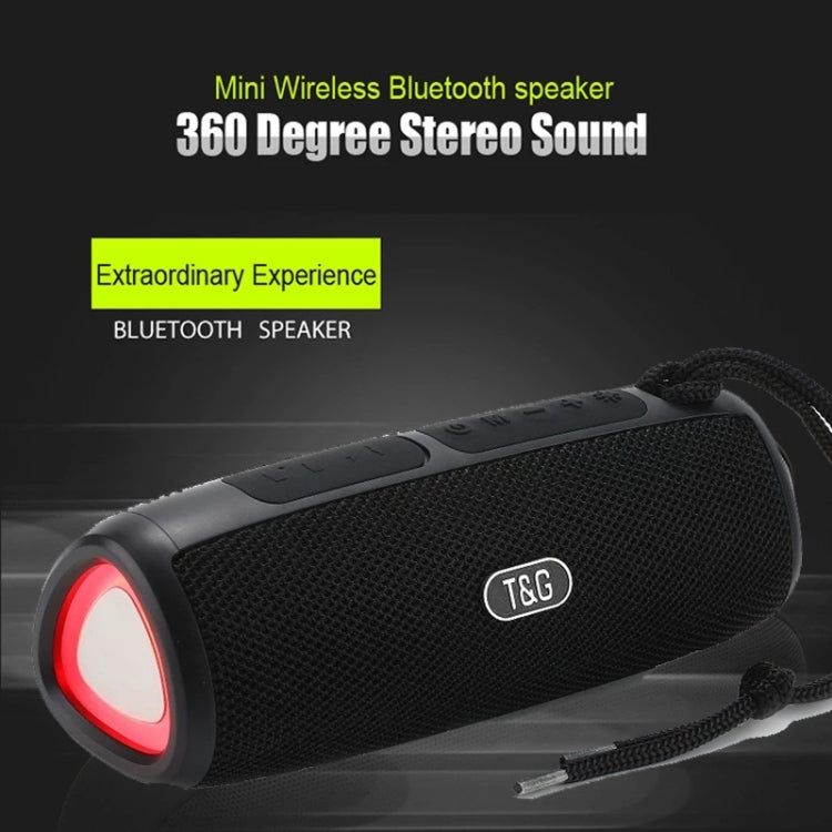 T&G TG344 Portable LED Light TWS Wireless Bluetooth Speaker(Orange) - Desktop Speaker by T&G | Online Shopping UK | buy2fix
