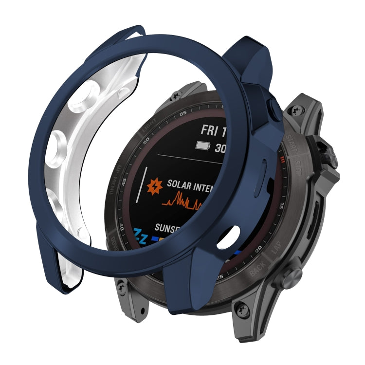 For Garmin Fenix 7X Shockproof TPU Watch Case(Black) by buy2fix