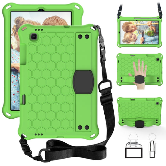 For Lenovo X306 / X606 / K10 Honeycomb EVA + PC Shockproof Tablet Case with Strap(Green+Black) - Lenovo by buy2fix | Online Shopping UK | buy2fix