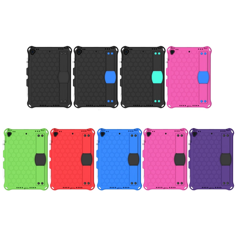 For Lenovo X306 / X606 / K10 Honeycomb EVA + PC Shockproof Tablet Case with Strap(Purple+Mint Green) - Lenovo by buy2fix | Online Shopping UK | buy2fix