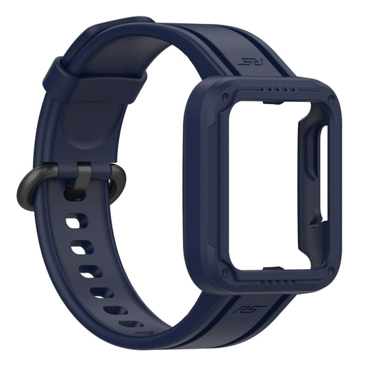 For Xiaomi Redmi Watch 2 Lite Silicone Solid Color Watch Band(Ink Blue) by buy2fix