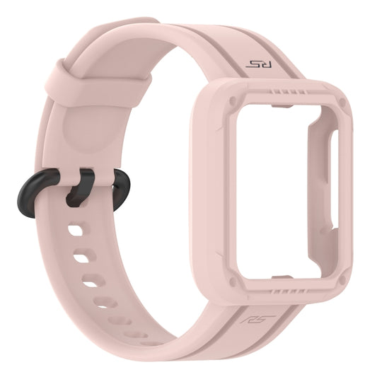 For Xiaomi Mi Watch Lite Silicone Solid Color Watch Band(Pink) by buy2fix