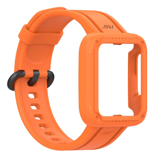 For Xiaomi Mi Watch 2 Lite Silicone Solid Color Watch Band(Orange) by buy2fix