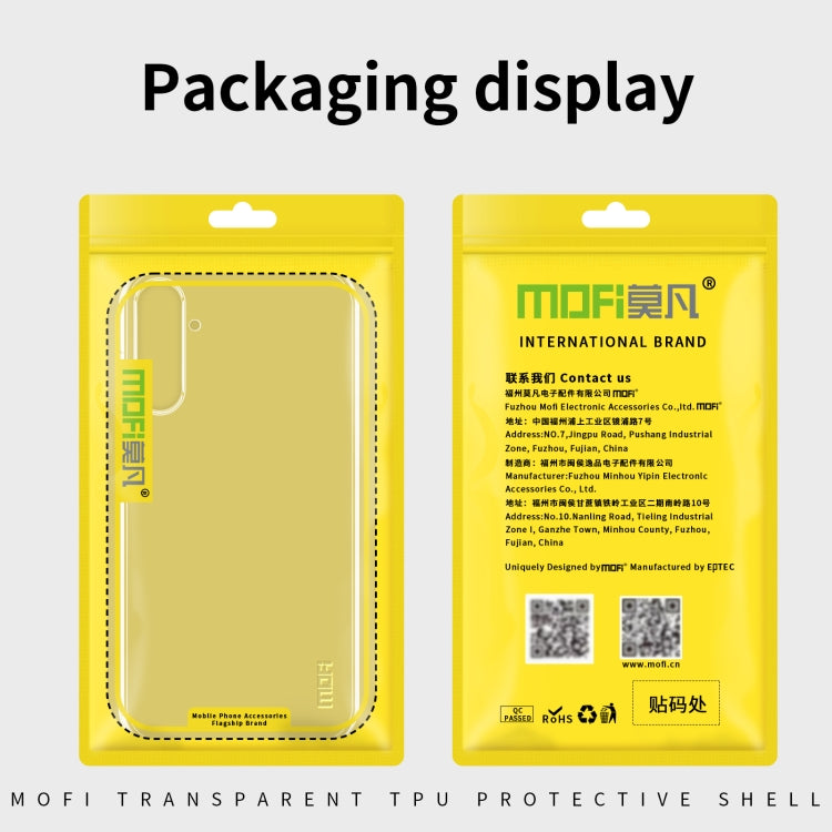 For Samsung Galaxy A23 4G/5G MOFI Ming Series Ultra-thin TPU Phone Case(Transparent) by MOFI