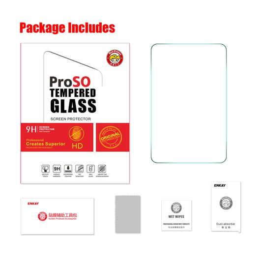 1 PCS ENKAY 253 x 139mm Universal 10 inch 0.3mm Explosion-proof Tempered Glass Film - Others by ENKAY | Online Shopping UK | buy2fix