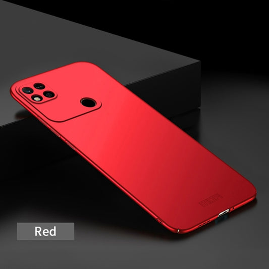 For Xiaomi Redmi 10A MOFI Frosted PC Ultra-thin Hard Case(Red) by MOFI