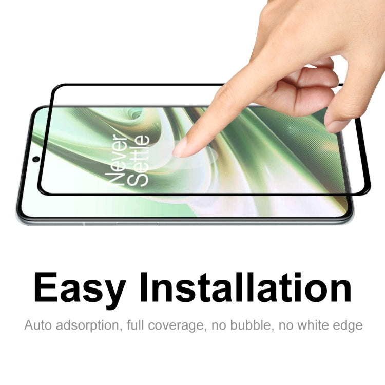 10 PCS For OnePlus 10R ENKAY Hat-Prince Full Glue 0.26mm 9H 2.5D Tempered Glass Full Film - OnePlus Tempered Glass by ENKAY | Online Shopping UK | buy2fix