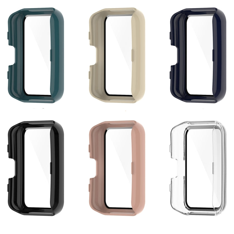 For OPPO Watch Free PC+ Toughened Film Fully Enclosed Protective Watch Case(Green) - by buy2fix | Online Shopping UK | buy2fix