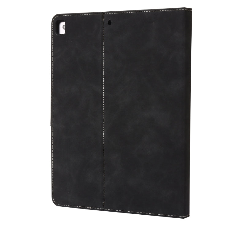 For iPad 10.2 2019 / 2020 / 2021 Calf Texture Horizontal Flip Leather Tablet Case(Black) - iPad 10.2 Cases by buy2fix | Online Shopping UK | buy2fix