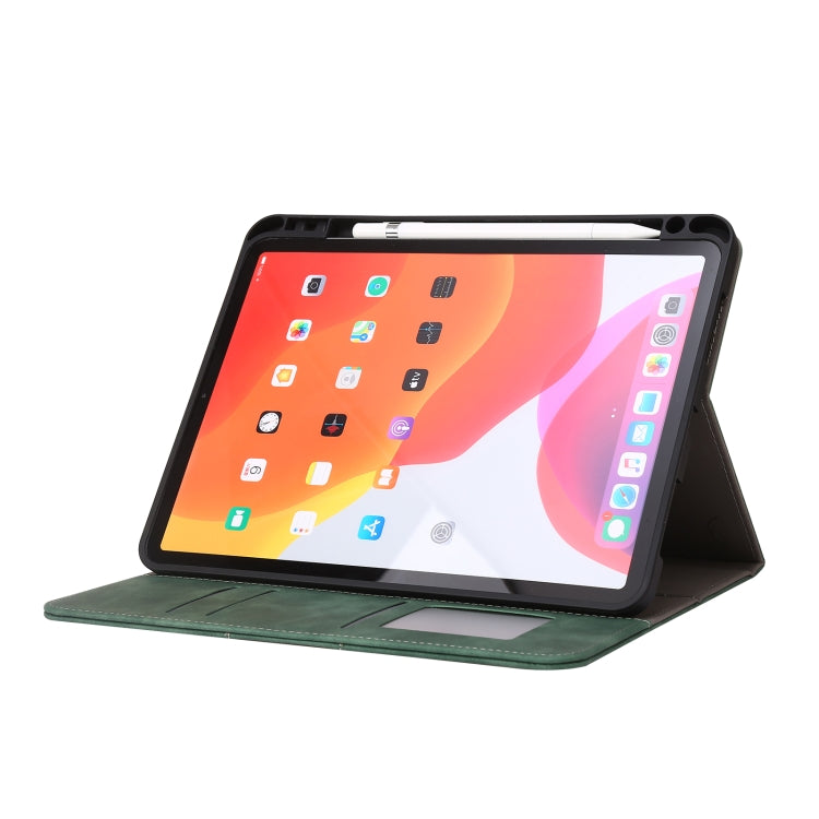 Calf Texture Horizontal Flip Leather Tablet Case For iPad Air 2022 / 2020 10.9(Blue) - iPad Air (2022) / (2020) 10.9 Cases by buy2fix | Online Shopping UK | buy2fix