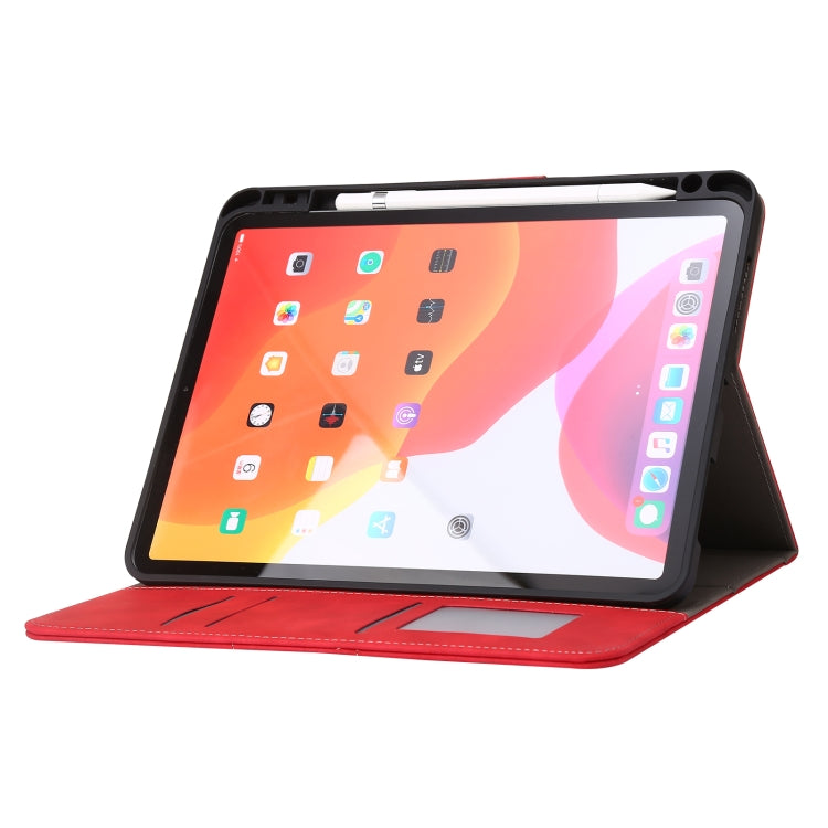 Calf Texture Horizontal Flip Leather Tablet Case For iPad Air 2022 / 2020 10.9(Red) - iPad Air (2022) / (2020) 10.9 Cases by buy2fix | Online Shopping UK | buy2fix