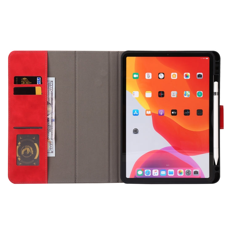 Calf Texture Horizontal Flip Leather Tablet Case For iPad Air 2022 / 2020 10.9(Red) - iPad Air (2022) / (2020) 10.9 Cases by buy2fix | Online Shopping UK | buy2fix
