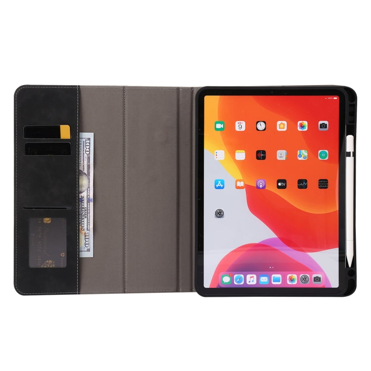 For iPad Pro 11 2022 / 2021 / 2020 / 2018 Calf Texture Horizontal Flip Leather Tablet Case(Black) - iPad Pro 11 (2022/2021) Cases by buy2fix | Online Shopping UK | buy2fix