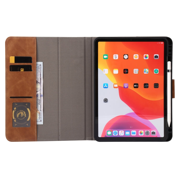 For iPad Pro 11 2022 / 2021 / 2020 / 2018 Calf Texture Horizontal Flip Leather Tablet Case(Brown) - iPad Pro 11 (2022/2021) Cases by buy2fix | Online Shopping UK | buy2fix