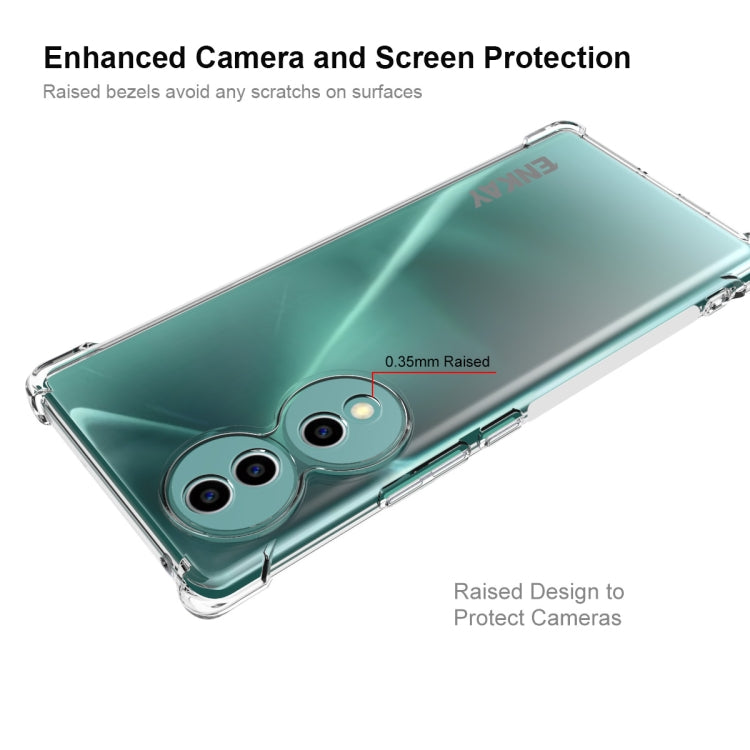 For Honor 70 ENKAY Transparent TPU Shockproof Phone Case - Honor Cases by ENKAY | Online Shopping UK | buy2fix