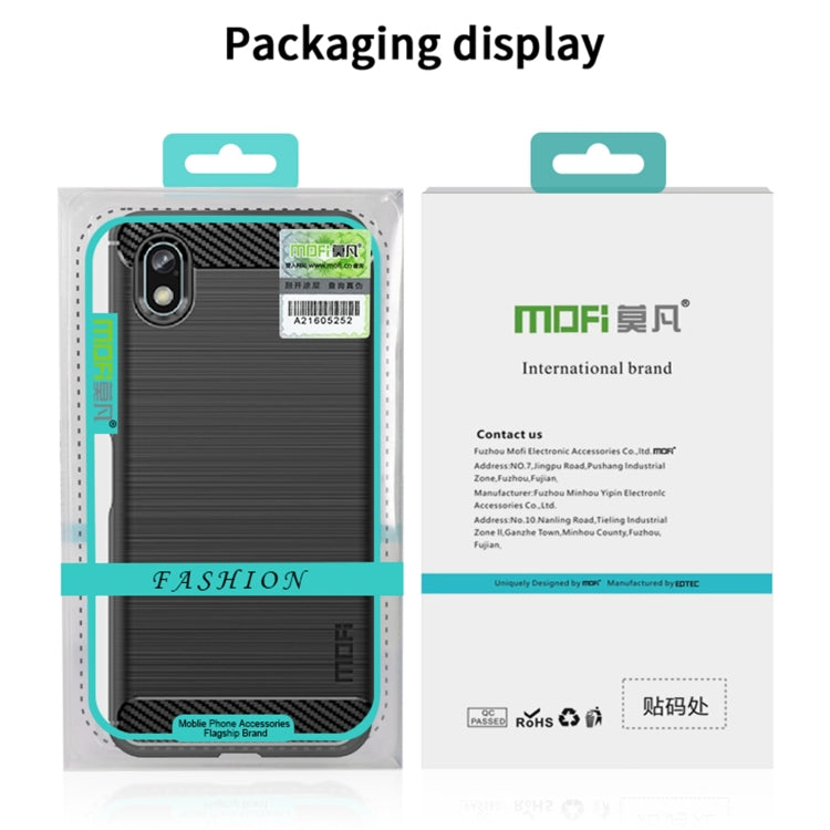For Samsung Galaxy Xcover6 Pro / Xcover Pro 2 MOFI Gentleness Brushed Carbon Fiber Soft TPU Case(Gray) - by MOFI | Online Shopping UK | buy2fix