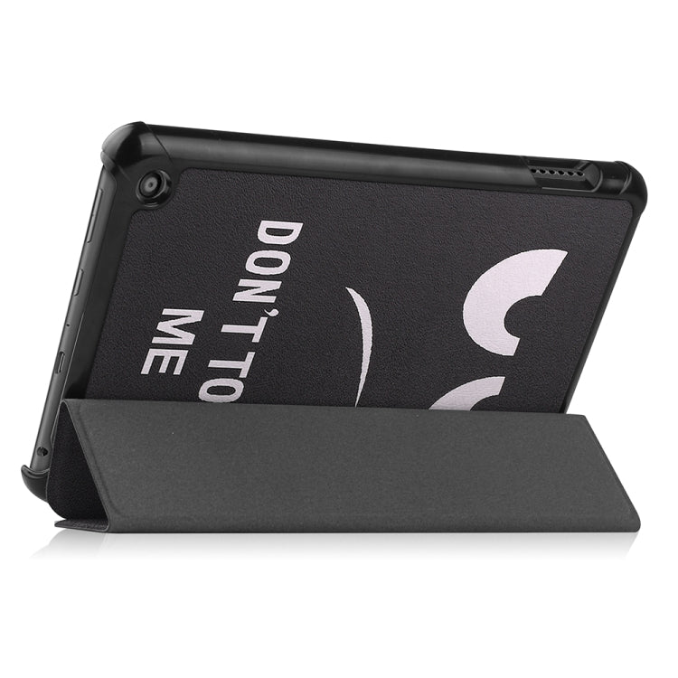 For Amazon Fire 7 12th 2022 JSM Smart Leather Tablet Case(Big Eye) - Amazon by jumper | Online Shopping UK | buy2fix
