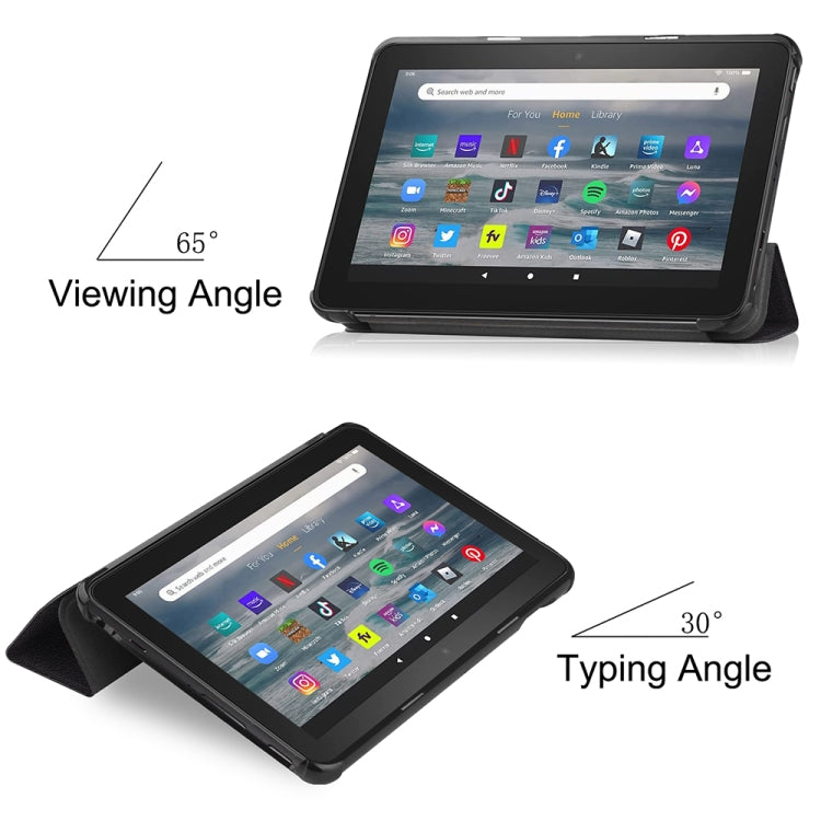 For Amazon Fire 7 12th 2022 JSM Smart Leather Tablet Case(Big Eye) - Amazon by jumper | Online Shopping UK | buy2fix