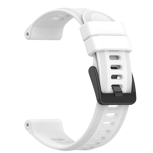 For Garmin Fenix 6 Pro GPS 22mm Solid Color Silicone Watch Band(White) by buy2fix