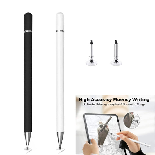 AT-29 High Accuracy Single Use Magnetic Suction Passive Capacitive Pen Mobile Phone Touch Stylus with 2 Pen Head(Black) by buy2fix