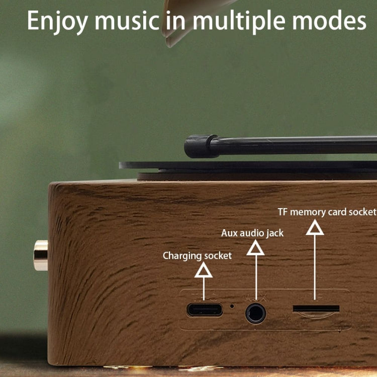 T15 Vinyl Atomic Bluetooth Retro Wireless Audio Desktop Speaker - Desktop Speaker by buy2fix | Online Shopping UK | buy2fix