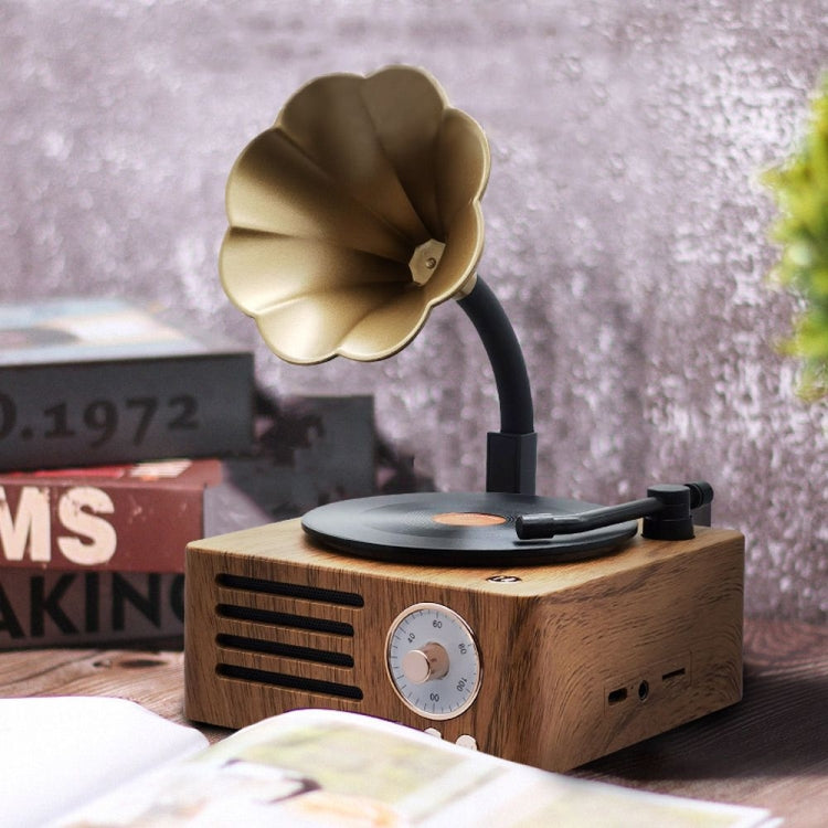 T15 Vinyl Atomic Bluetooth Retro Wireless Audio Desktop Speaker - Desktop Speaker by buy2fix | Online Shopping UK | buy2fix