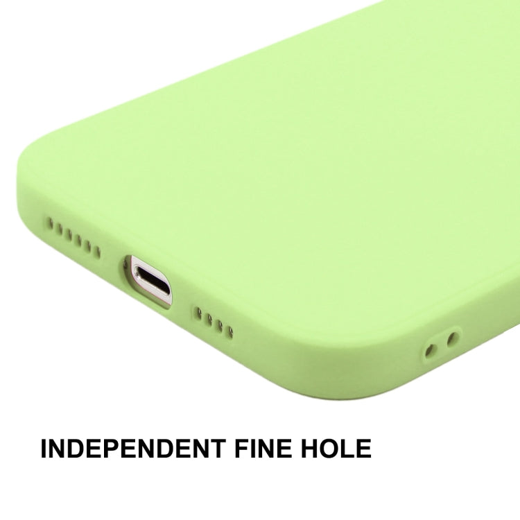 For iPhone 14 ENKAY Liquid Silicone Shockproof Soft Phone Case(Beige) - iPhone 14 Cases by ENKAY | Online Shopping UK | buy2fix