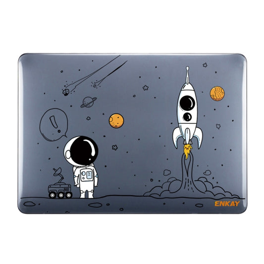 For MacBook Pro 14.2 A2442/A2779 2023/14 inch A3434 2025 (M5) ENKAY Hat-Prince 3 in 1 Spaceman Pattern Laotop Protective Crystal Case with TPU Keyboard Film / Anti-dust Plugs, Version:EU(Spaceman No.1) by ENKAY