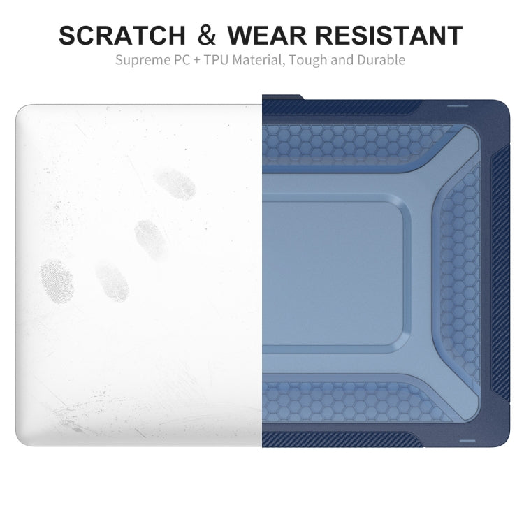 For MacBook Pro 14.2 A2442/A2779 2023 ENKAY Hat-Prince 3 in 1 Protective Bracket Case Cover Hard Shell with TPU Keyboard Film / Anti-dust Plugs, Version:EU(Black) - MacBook Pro Cases by ENKAY | Online Shopping UK | buy2fix