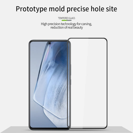 For vivo iQOO Neo7 PINWUYO 9H 3D Curved Full Screen Explosion-proof Tempered Glass Film(Black) by PINWUYO