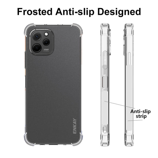 For Huawei Nova Y61 4G ENKAY Hat-Prince Clear TPU Shockproof Phone Case by ENKAY