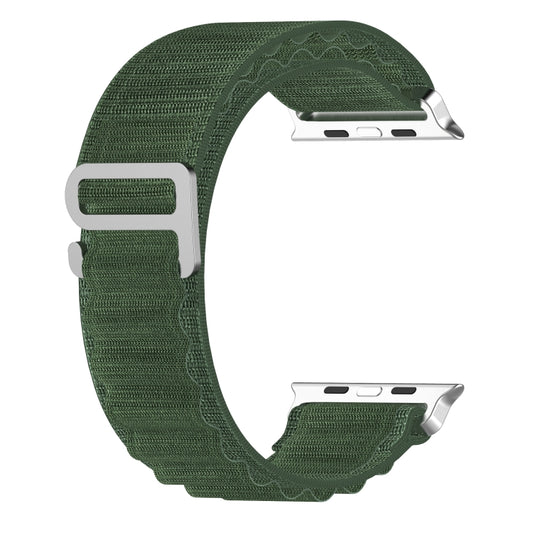 Double Color Nylon Watch Band For Apple Watch Ultra 49mm(Green) by buy2fix