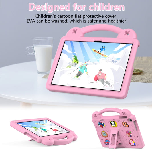 For Huawei MatePad T10S 10.1 / T10 9.7 / Honor Pad X8 10.1 Handle Kickstand Children EVA Shockproof Tablet Case(Pink) by buy2fix