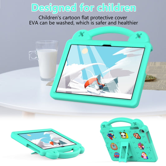 For Huawei MatePad T10S 10.1 / T10 9.7 / Honor Pad X8 10.1 Handle Kickstand Children EVA Shockproof Tablet Case(Mint Green) - Honor by buy2fix | Online Shopping UK | buy2fix