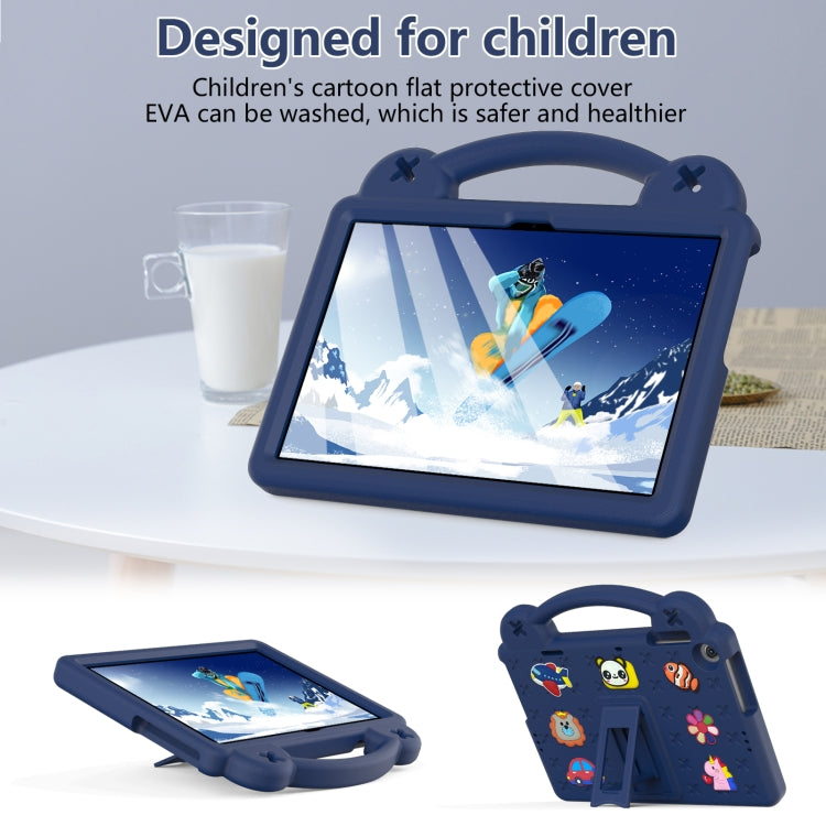 For Huawei Enjoy Tablet 2 10.1 Handle Kickstand Children EVA Shockproof Tablet Case(Navy Blue) - Huawei by buy2fix | Online Shopping UK | buy2fix