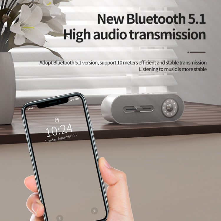 JY-78 Bluetooth Speaker with Sleep White Noise Support Memory Card U-disk(white) - Desktop Speaker by buy2fix | Online Shopping UK | buy2fix