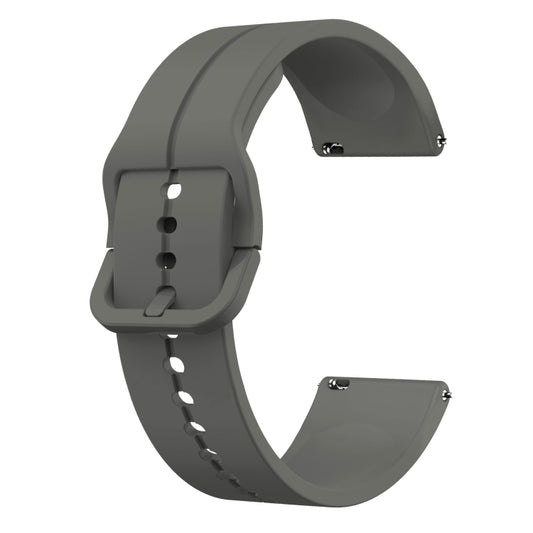 For Garmin Venu SQ 20mm Loop Silicone Watch Band(Dark Grey) by buy2fix