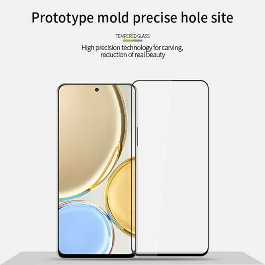 For Honor X8A PINWUYO 9H 2.5D Full Screen Tempered Glass Film(Black) by PINWUYO