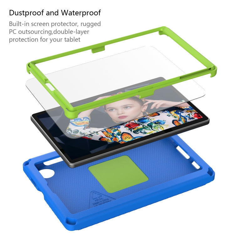 For Samsung Galaxy Tab A7 Lite T220/T225 2020 EVA Hybrid PC Shockproof Tablet Case with Frame(Blue) - Tab A7 Lite T220 / T225 by buy2fix | Online Shopping UK | buy2fix